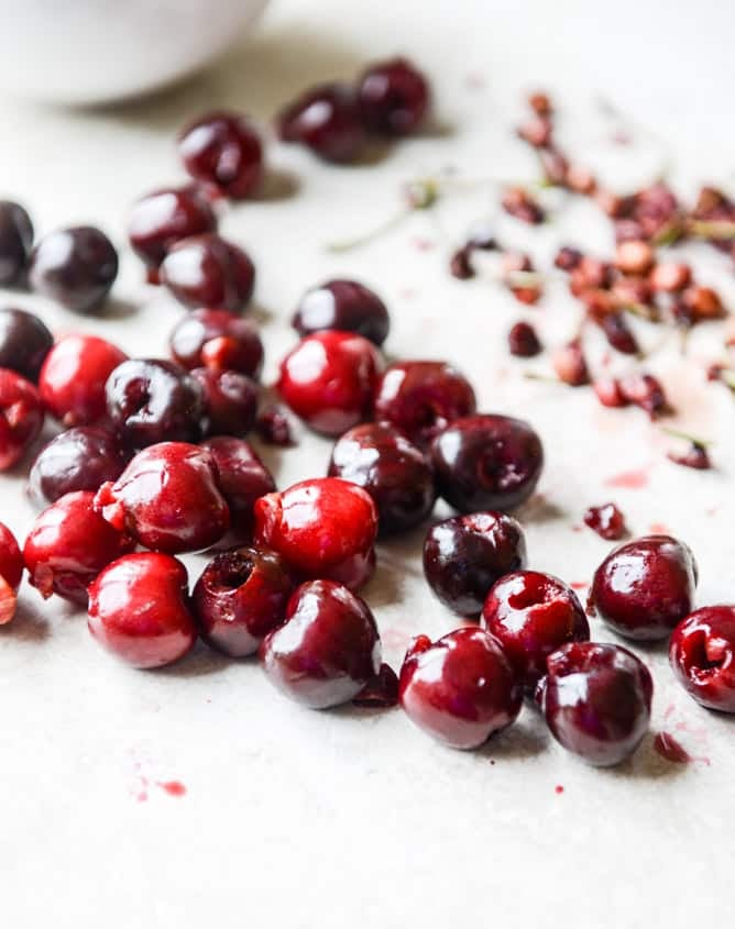 grilled cherry salsa I howsweeteats.com