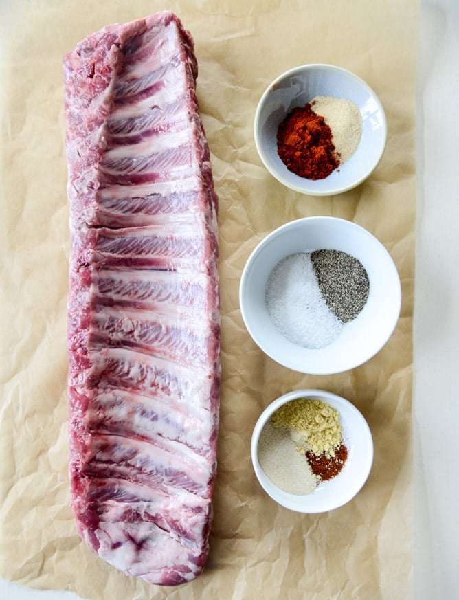 Grilled Baby Back Ribs with Root Beer BBQ Sauce I howsweeteats.com