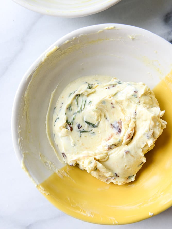 grilled corn with sweet + spicy mustard compound butter I howsweeteats.com