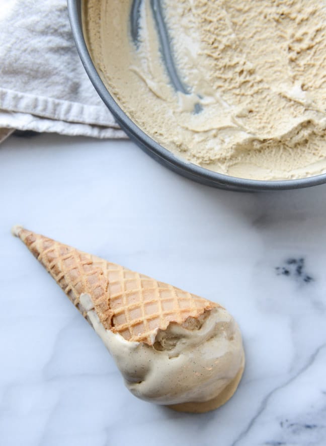 vietnamese iced coffee ice cream I howsweeteats.com