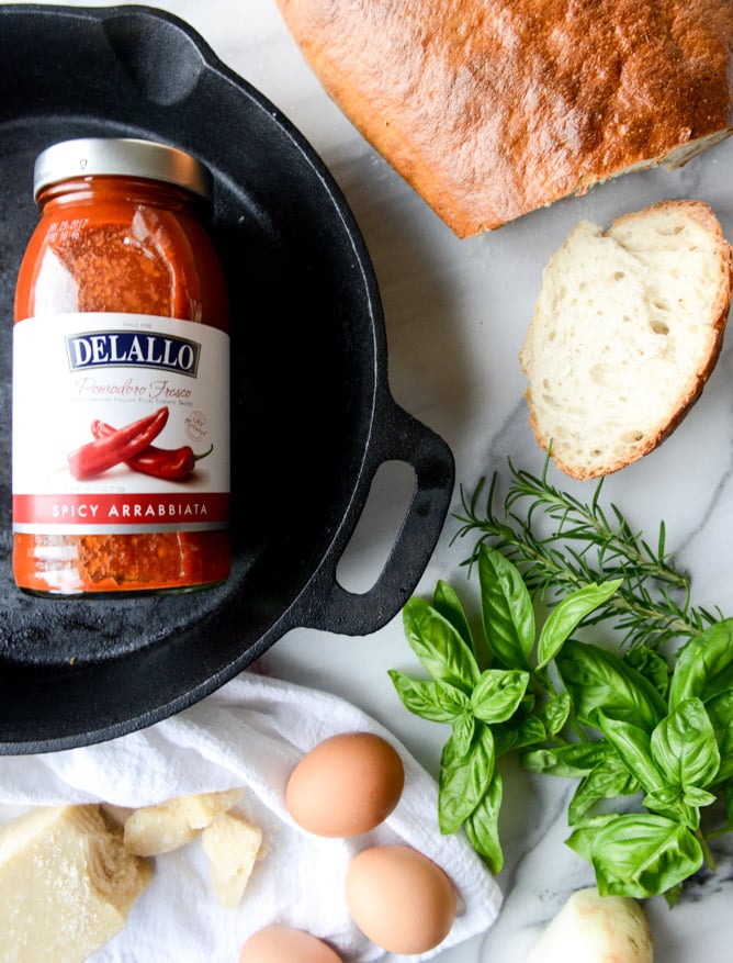 fiery baked eggs I howsweeteats.com