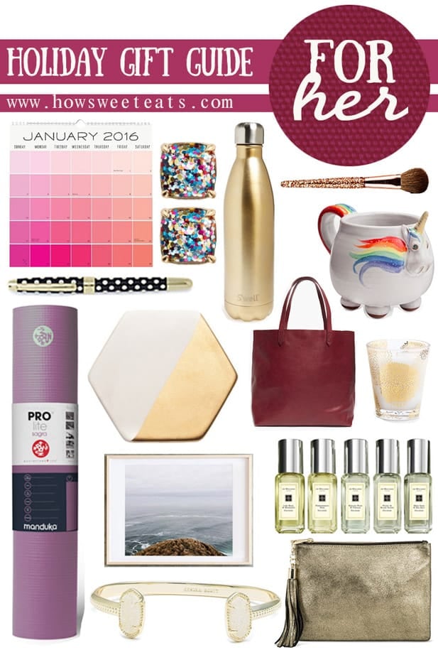 holiday gift guide for her I howsweeteats.com