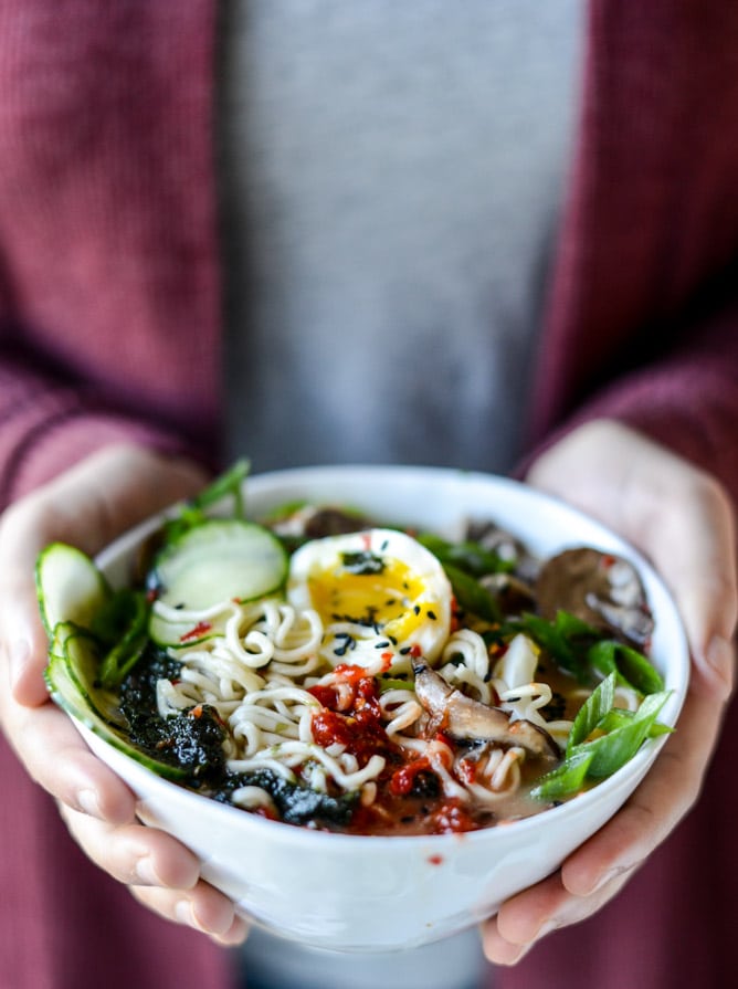 spicy homemade ramen I howsweeteats.com