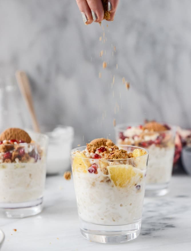 gingersnap breakfast risotto I howsweeteats.com