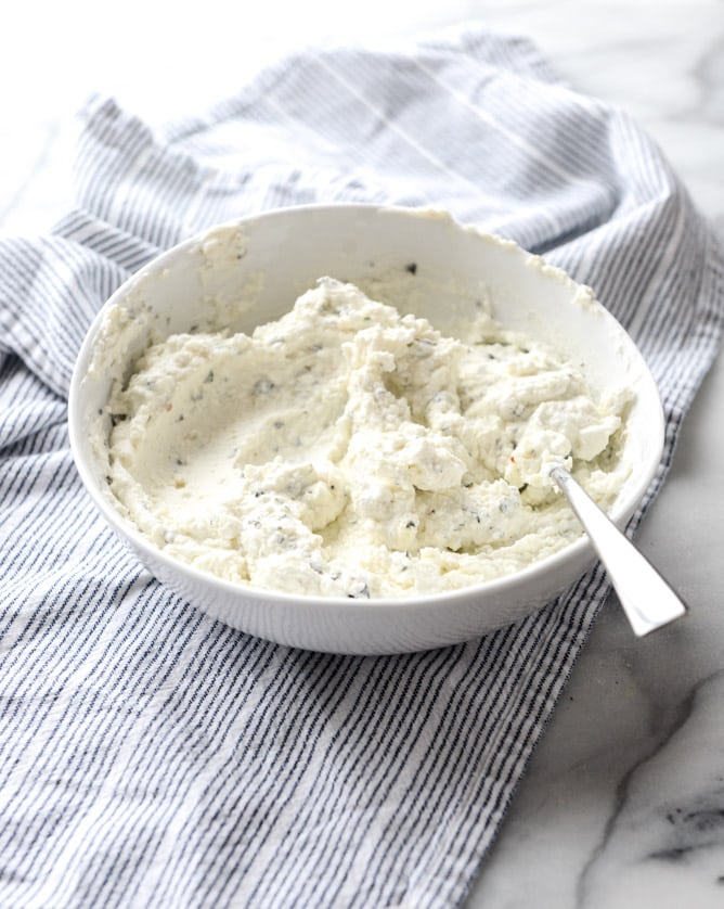 roasted vegetable lasagna with burrata I howsweeteats.com