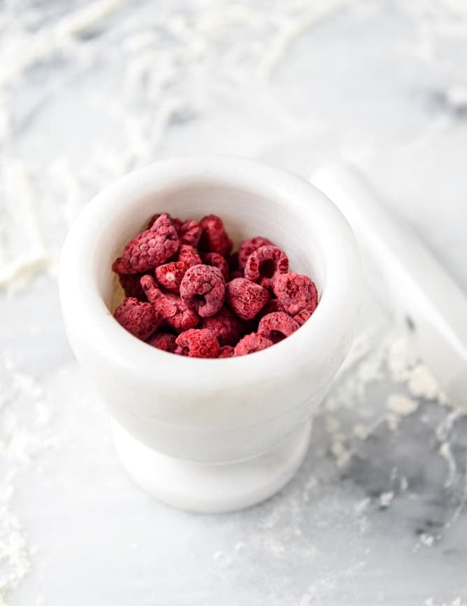 meyer lemon scones with raspberry crumbs I howsweeteats.com