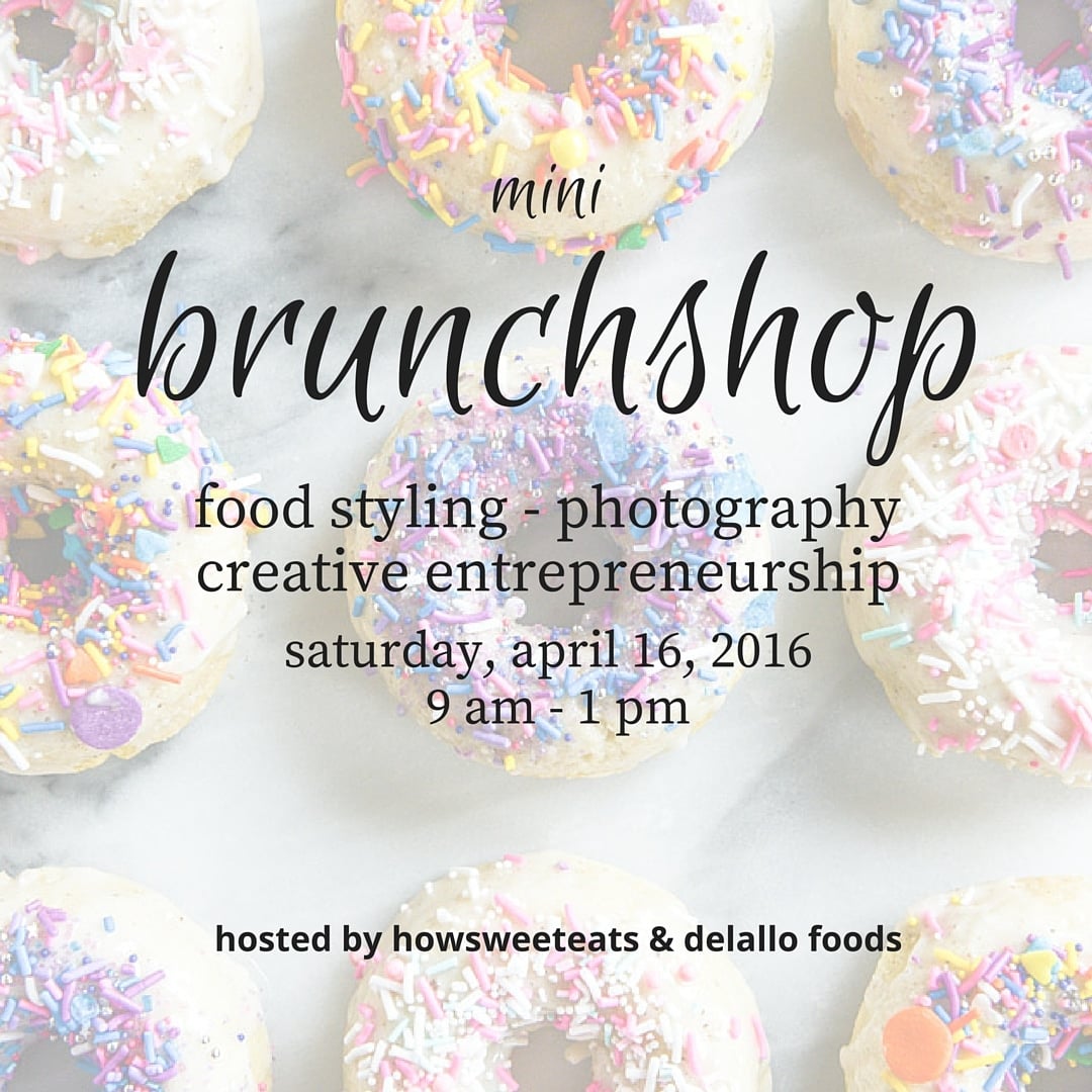 mini brunchshop, a creative workshop I howsweeteats.com