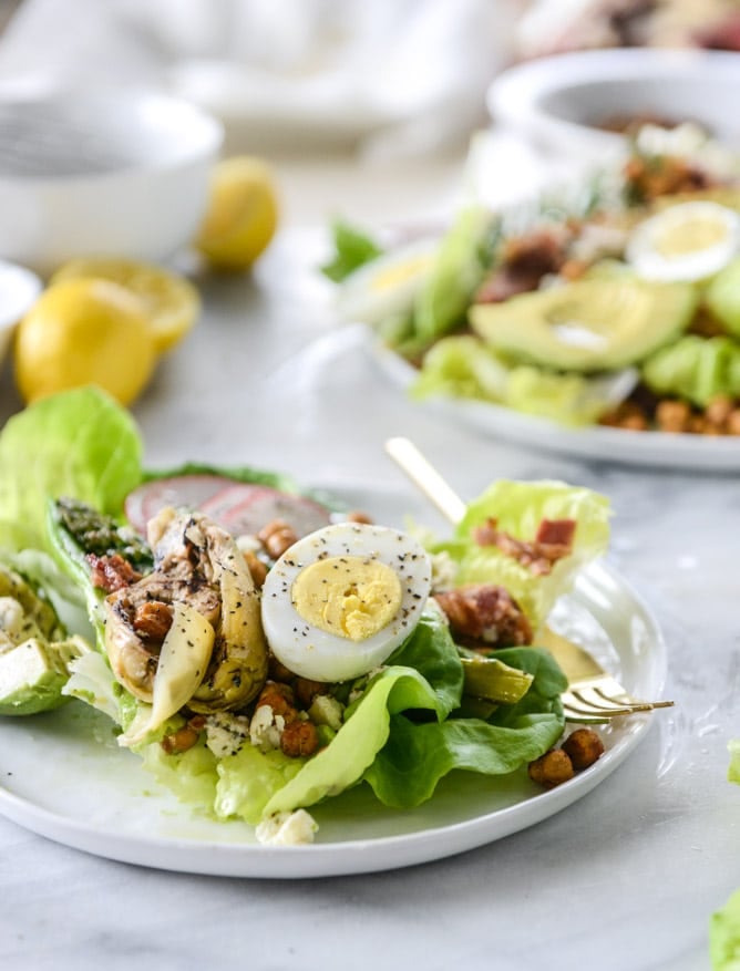 springtime cobb salad I howsweeteats.com
