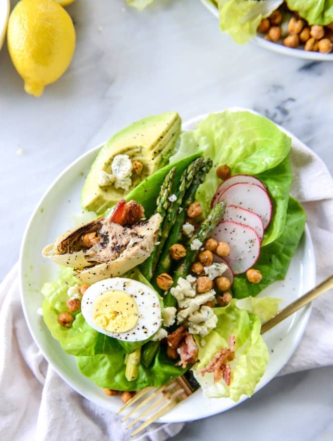 springtime cobb salad I howsweeteats.com
