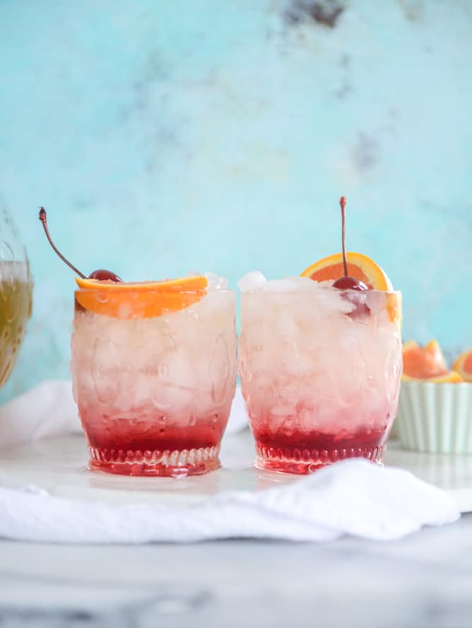 amaretto bourbon punch I howsweeteats.com