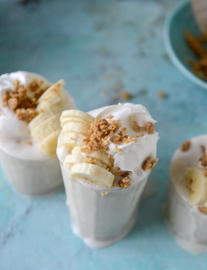 frozen vegan banana creams I howsweeteats.com