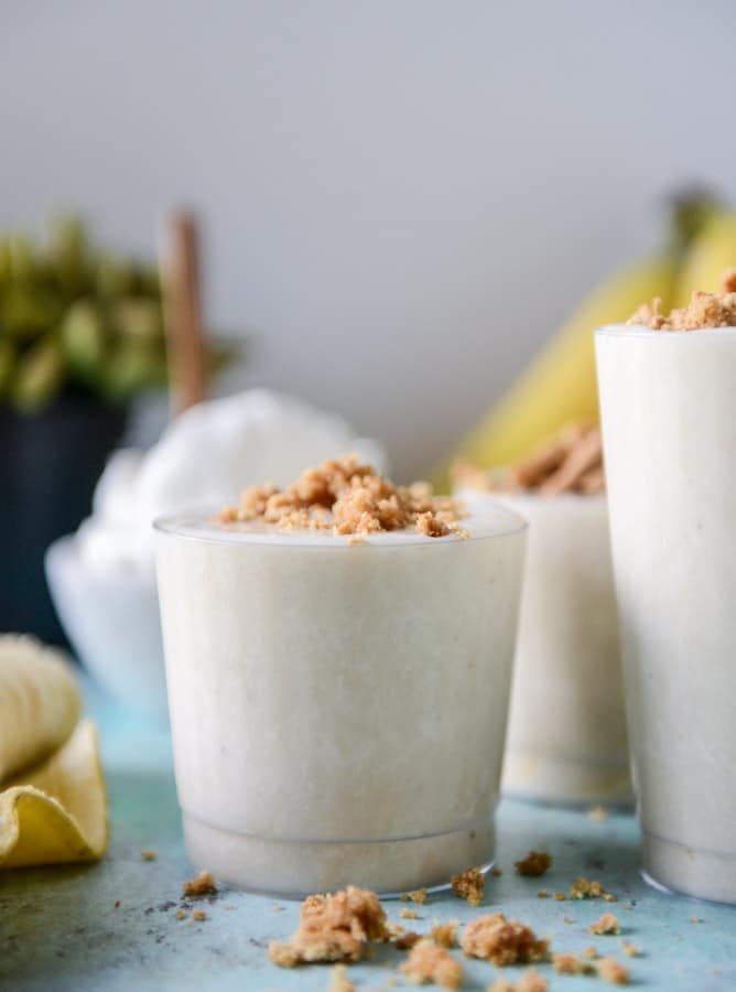 frozen vegan banana creams I howsweeteats.com
