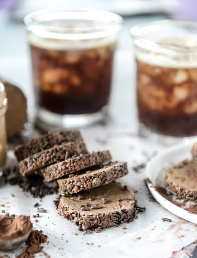 no-bake peanut butter cup cookies I howsweeteats.com