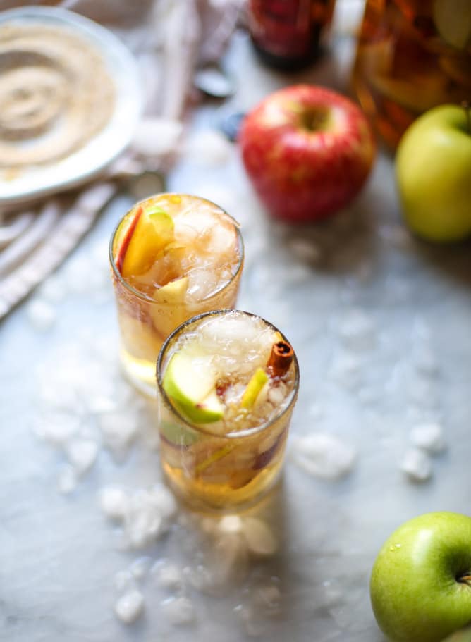cider beer sangria I howsweeteats.com