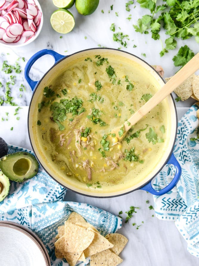 late summer corn tortilla soup I howsweeteats.com