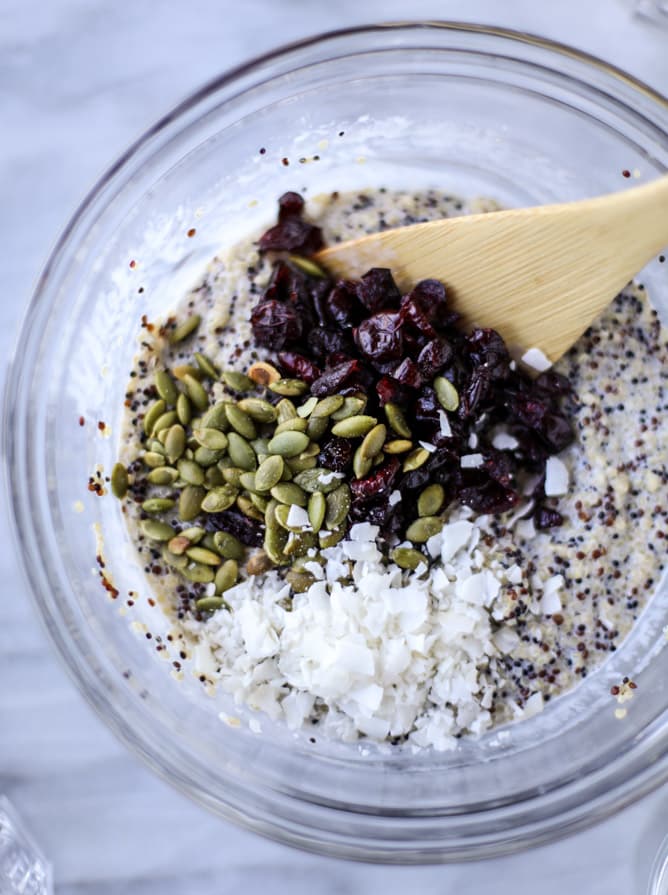 overnight autumn breakfast quinoa I howsweeteats.com