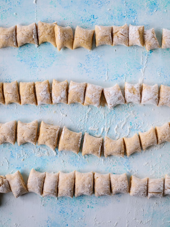 pumpkin ricotta gnocchi with vanilla brown butter I howsweeteats.com