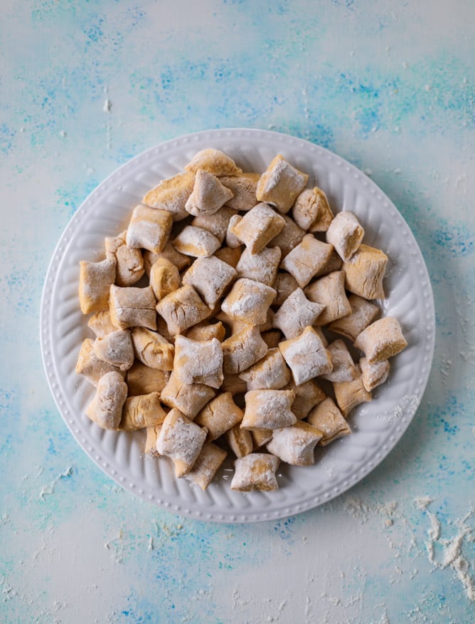 pumpkin ricotta gnocchi with vanilla brown butter I howsweeteats.com