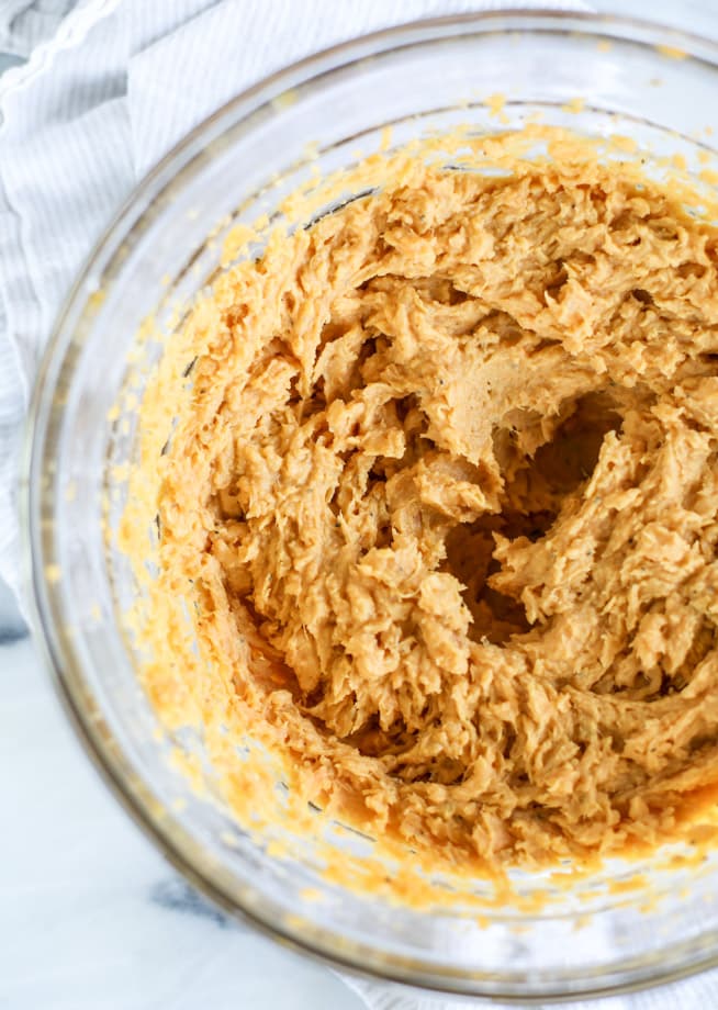 savory sweet potato casserole I howsweeteats.com