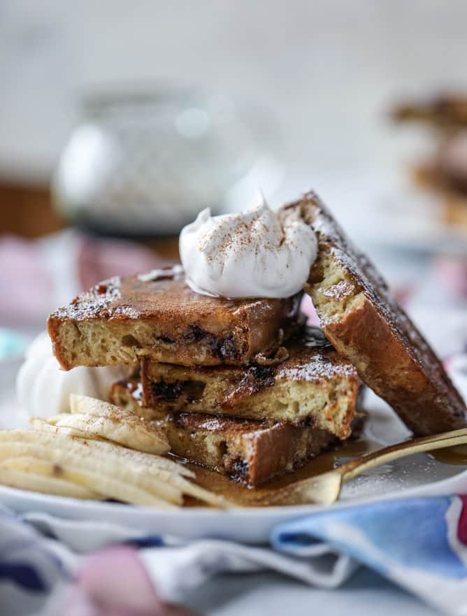 irish soda bread french toast I howsweeteats.com