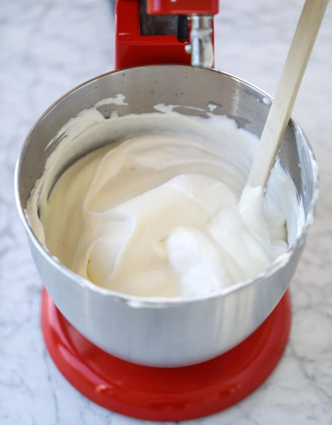 no-churn ricotta ice cream I howsweeteats.com
