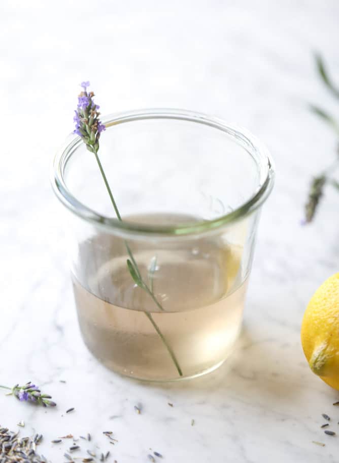 lavender mint lemonade recipe I howsweeteats.com