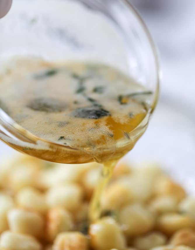 toasted gnocchi with herb brown butter I howsweeteats.com