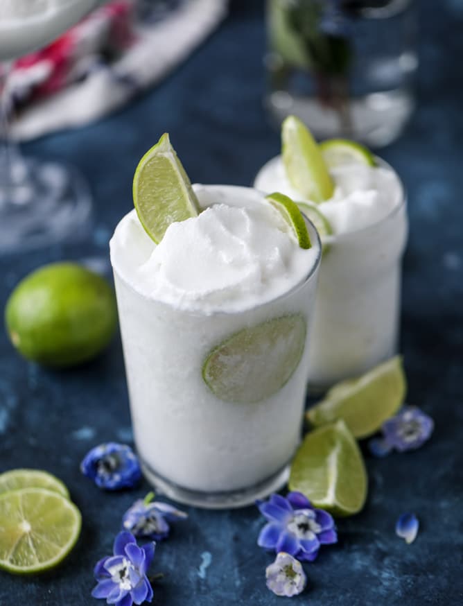 coconut limeade coolers I howsweeteats.com