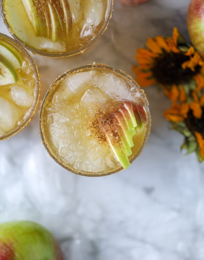 maple honeycrisp margarita I howsweeteats.com