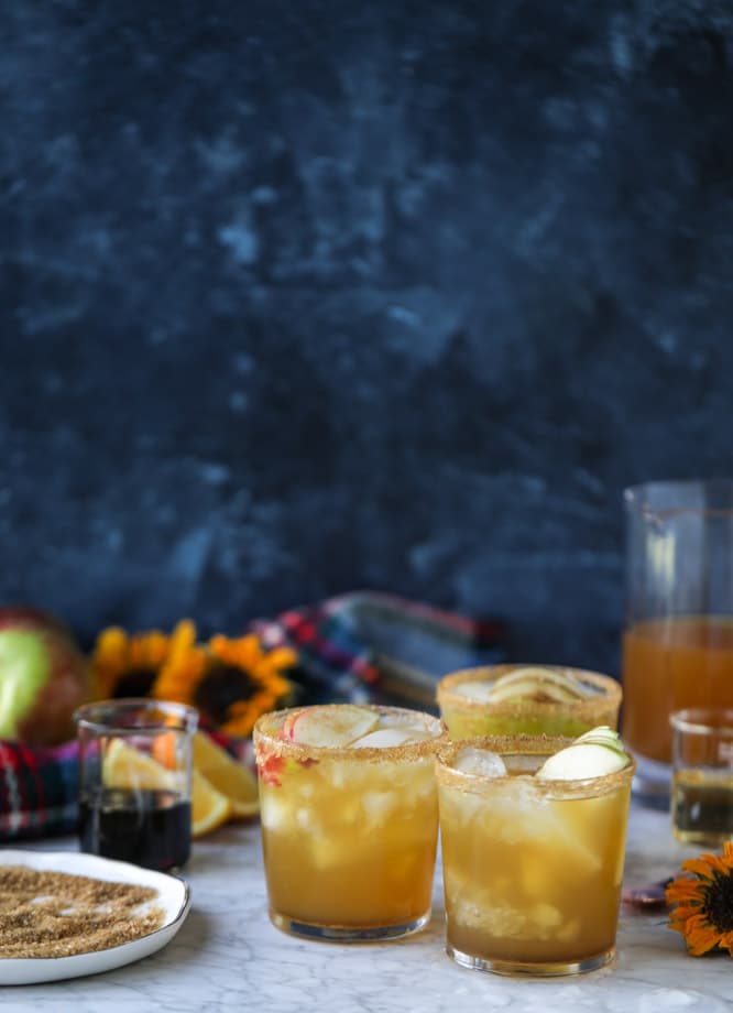 maple honeycrisp margarita I howsweeteats.com