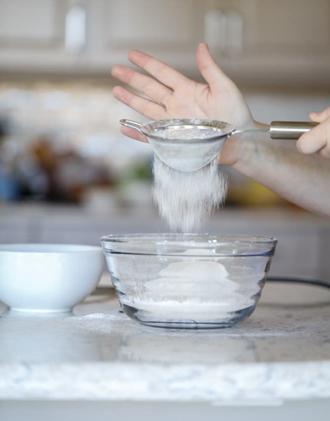 pumpkin coffee cake with chai ice cream I howsweeteats.com