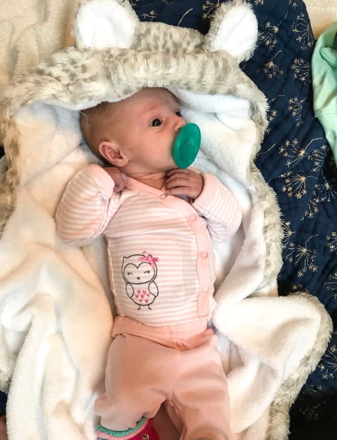 emilia at two weeks I howsweeteats.com