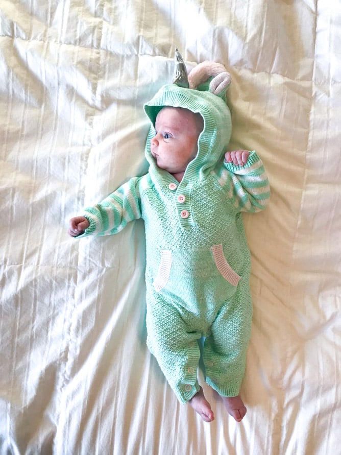 emilia at 6 weeks I howsweeteats.com