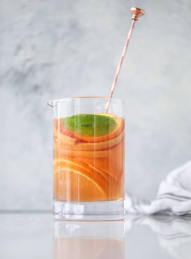 kombucha mocktail - triple citrus kombucha fizz I howsweeteats.com #mocktail #kombucha #citrus #grapefruit
