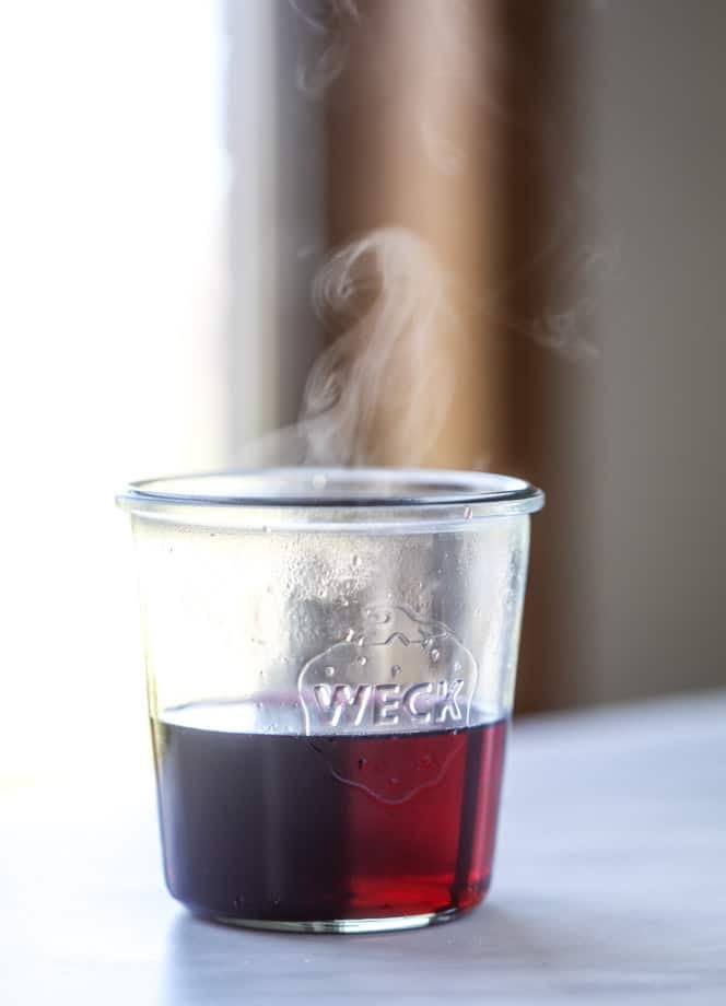 rosé hibiscus mimosas I howsweeteats.com #champagne #mimosa #rose #hibiscus #cocktail