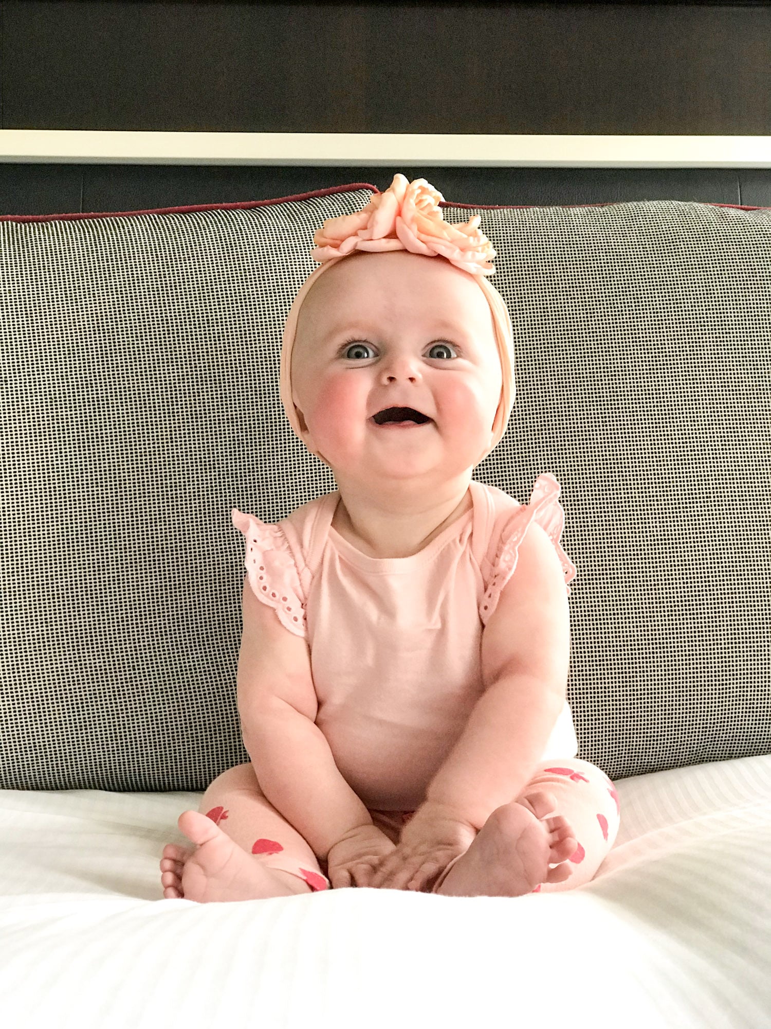 emilia at 8 months I howsweeteats.com