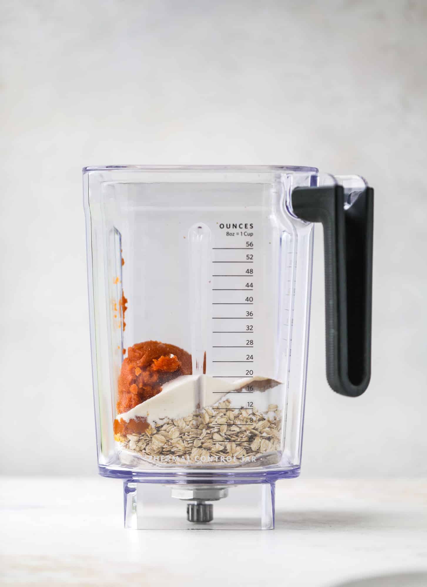 These pumpkin protein pancakes are packed with delicious ingredients to make a healthy and satisfying fall breakfast! They are super easy - you throw everything into a blender to create the most incredible protein pancakes! I howsweeteats.com #protein #pancakes #pumpkin #breakfast #fall