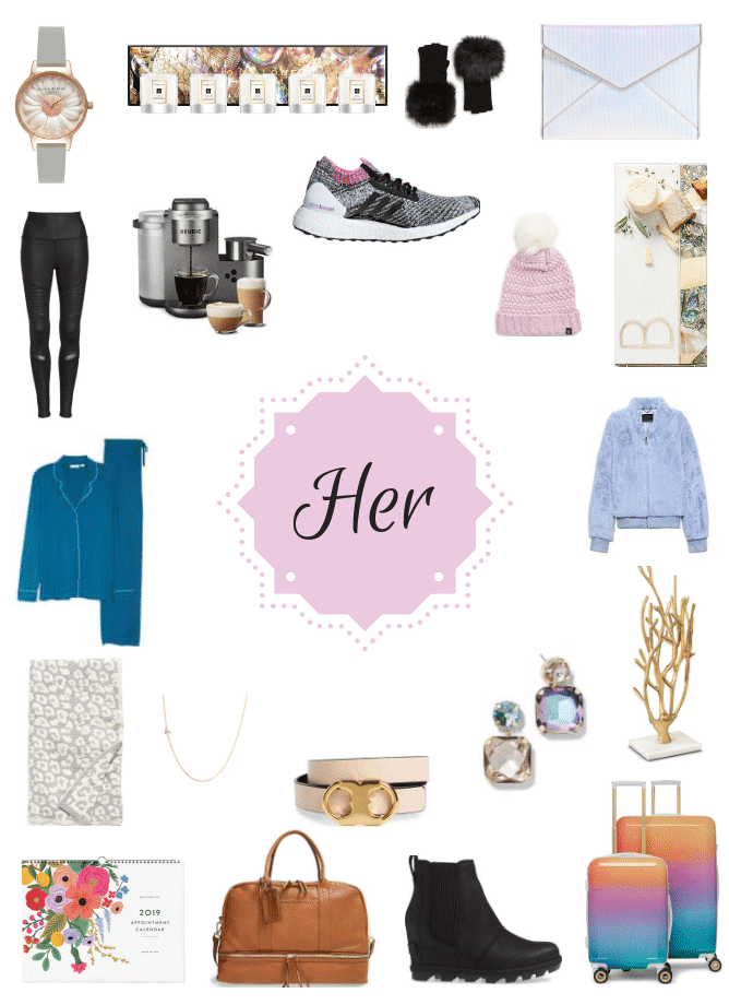 My 2018 women's holiday gift guide is full of so many items that I love! Things I use every single day, things I've gifted in the past and items that are on my own wish list! I howsweeteats.com #womens #giftguide