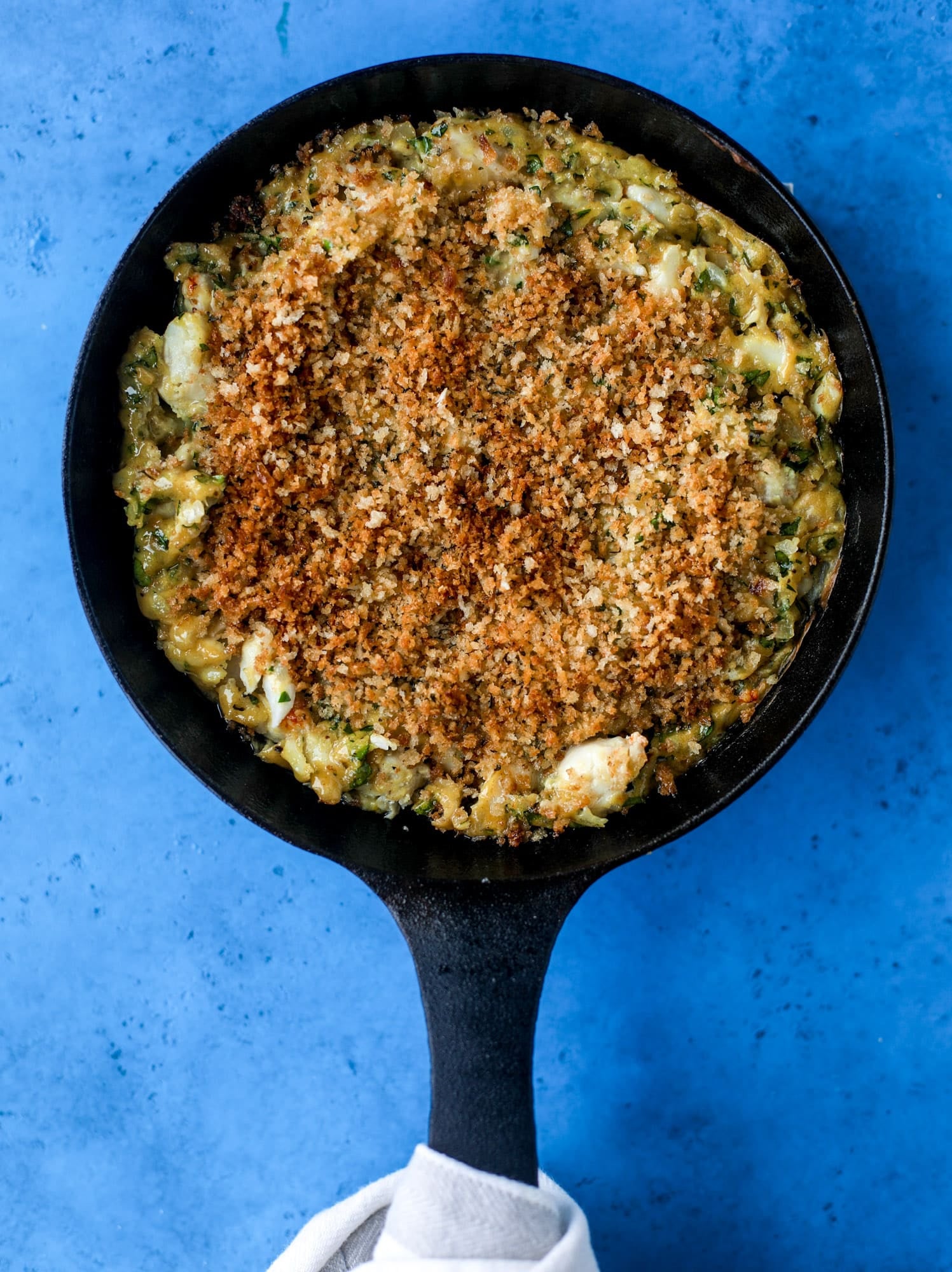 deviled crab dip skillet
