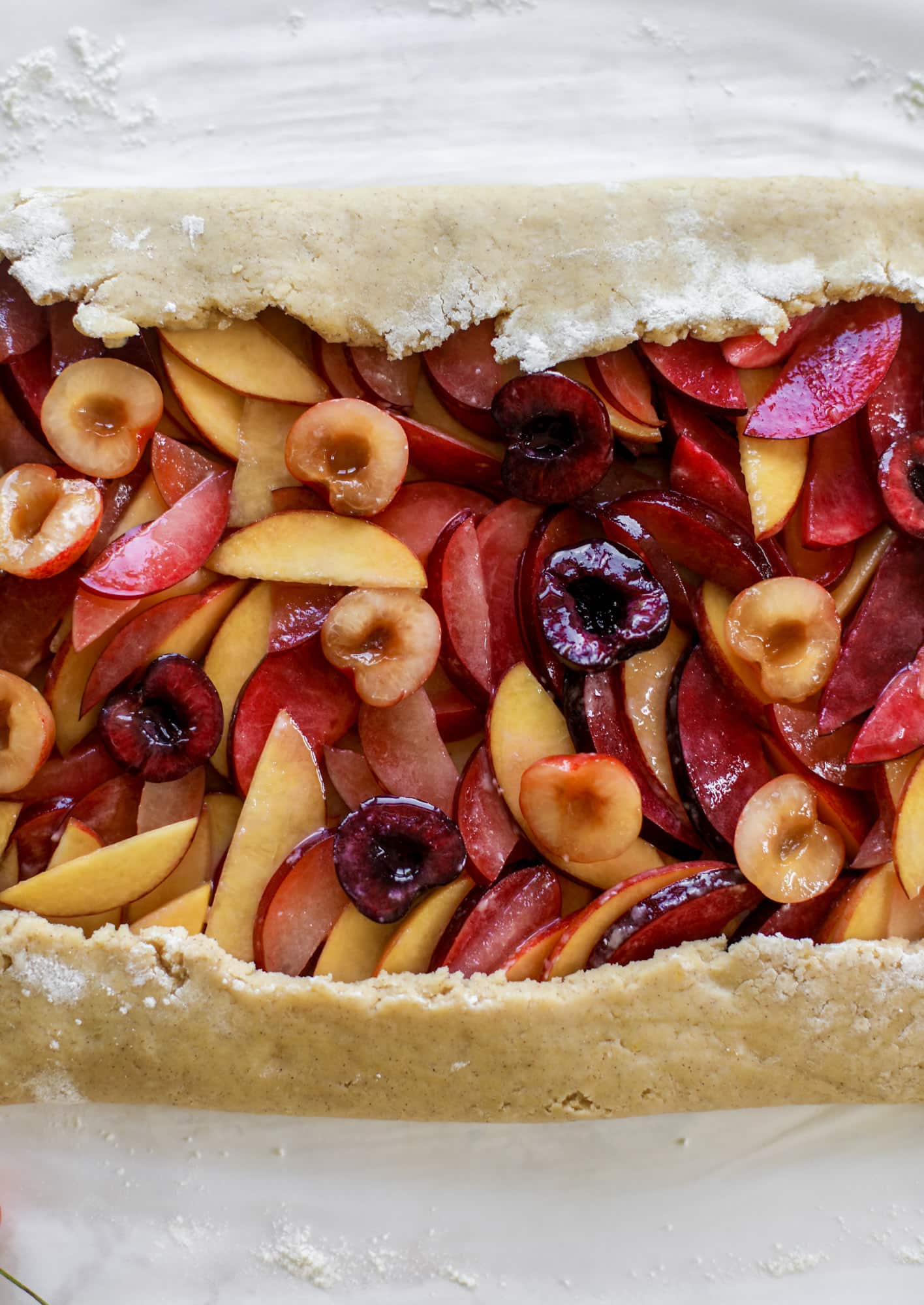summer galette in the making