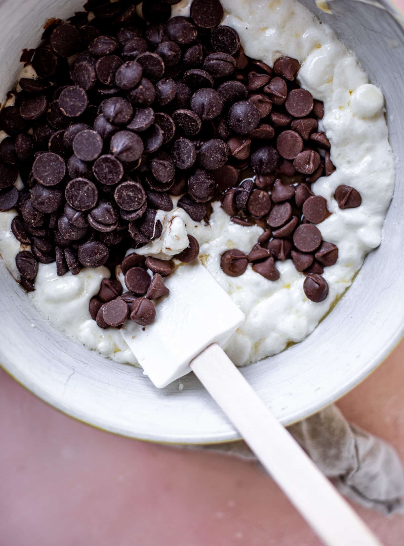 chocolate and marshmallow