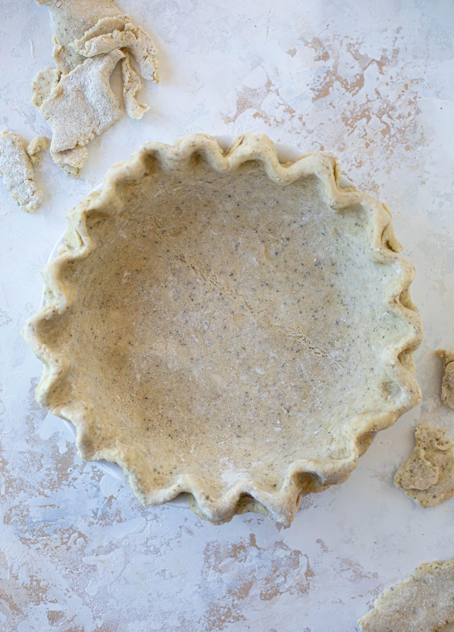 cheddar herb pie crust