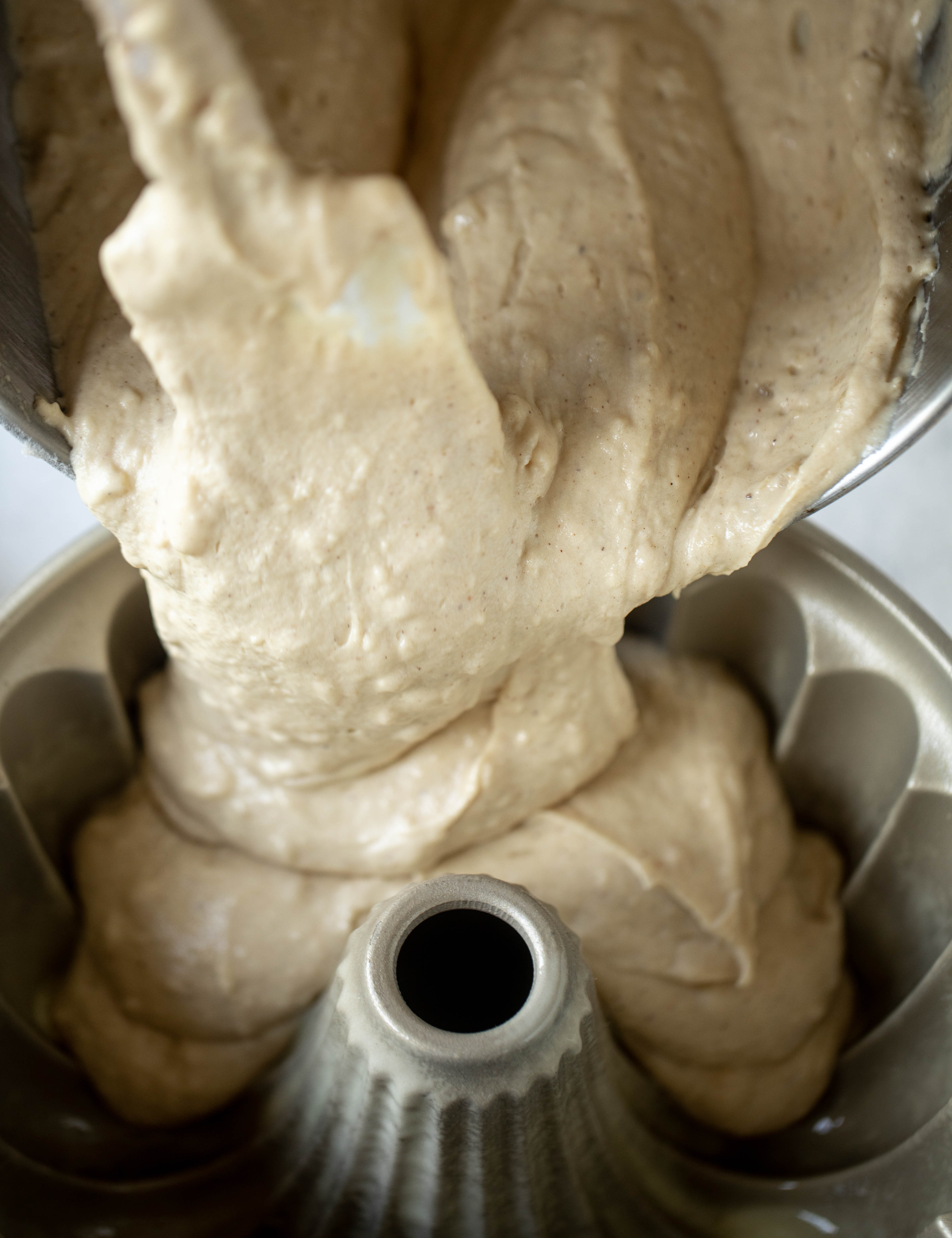 apple cider cake batter