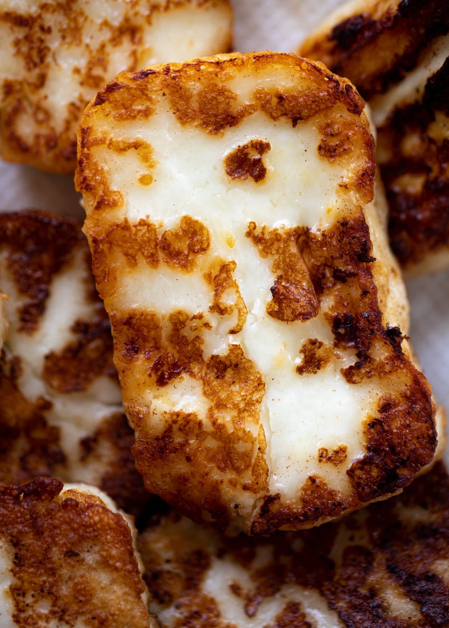 fried halloumi