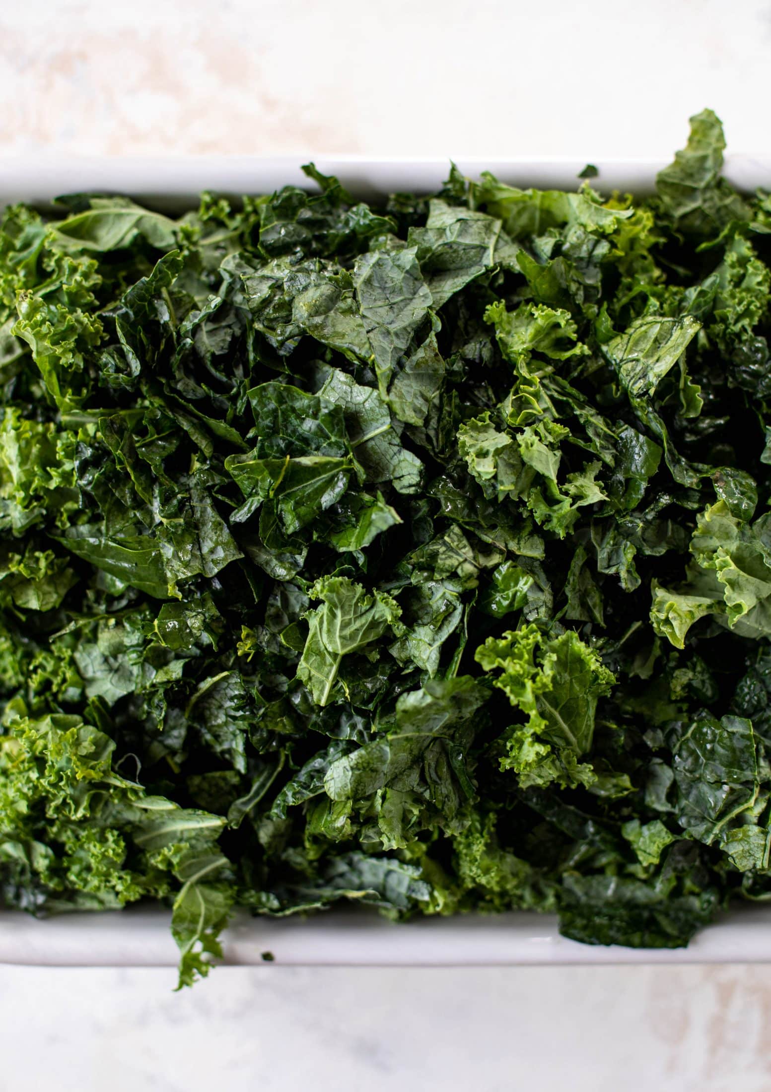 tuscan and curly green kale