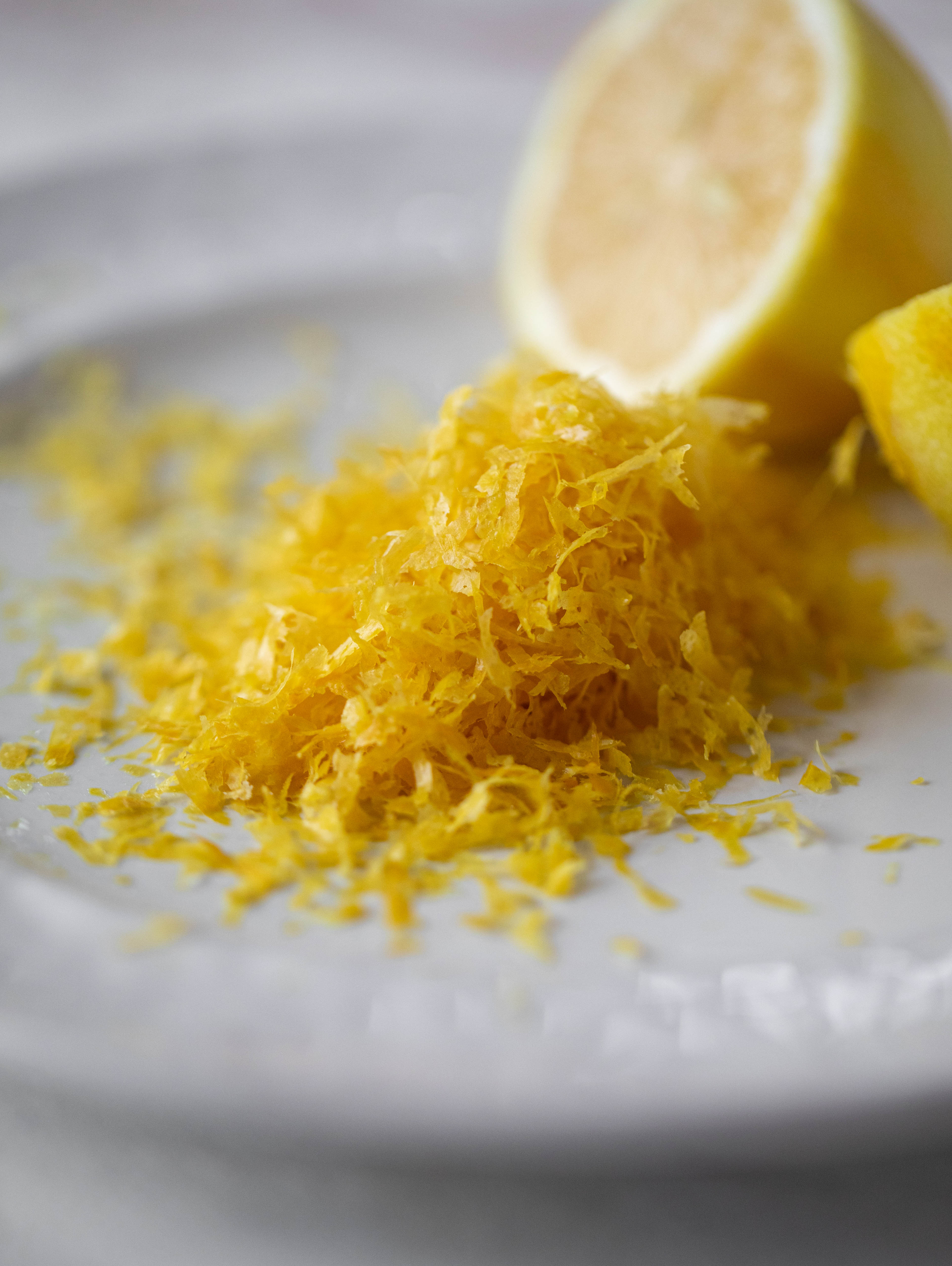 fresh lemon zest