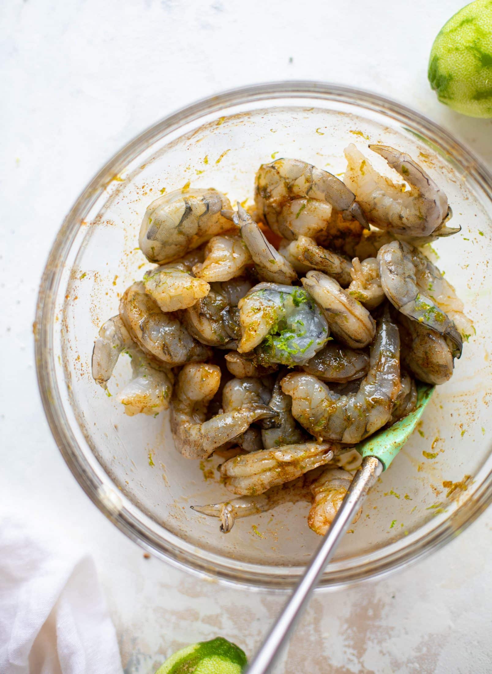 lime marinated shrimp