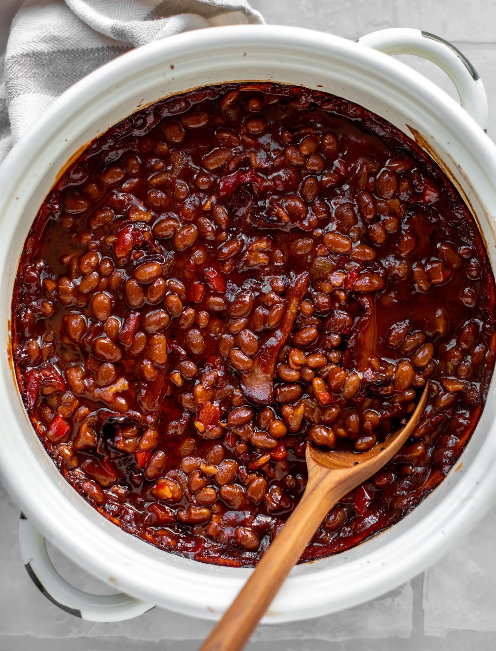 Saucy, Smoky Baked Beans