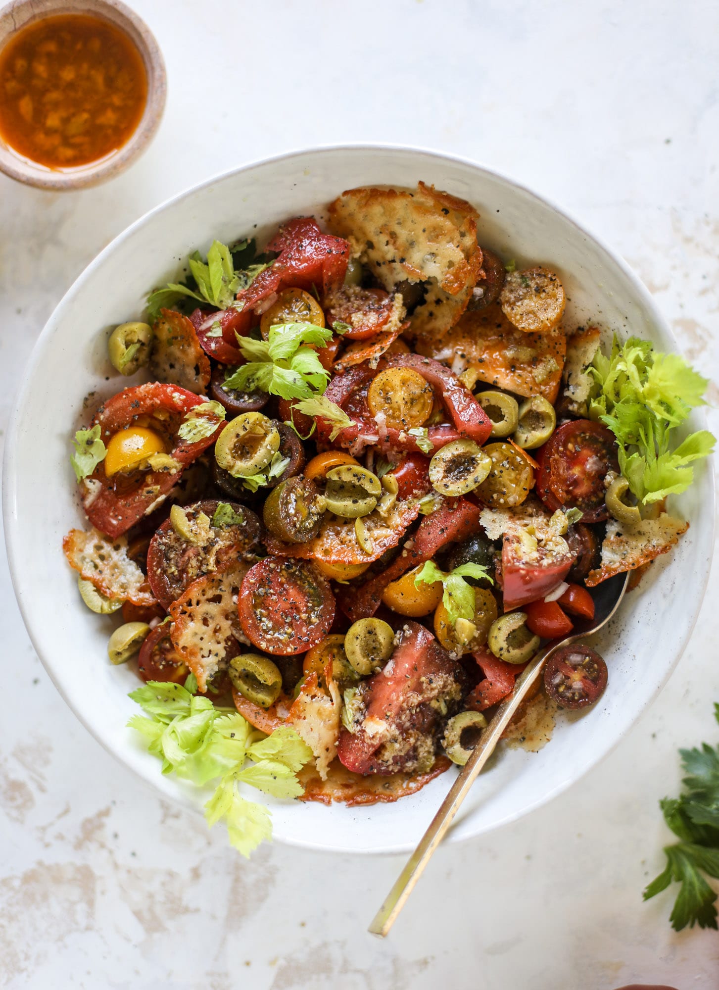 bloody mary tomato salad + 23 mother's day recipes