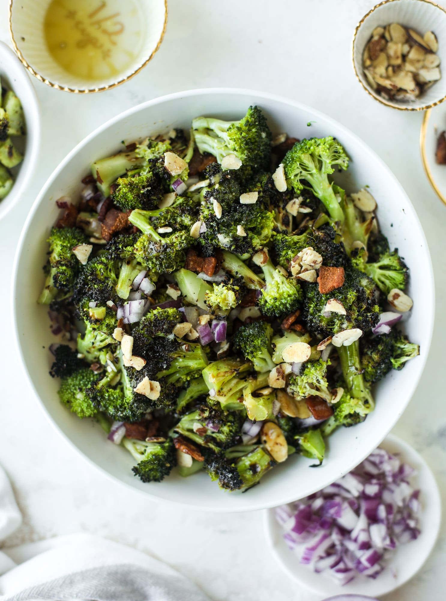 grilled broccoli crunch salad